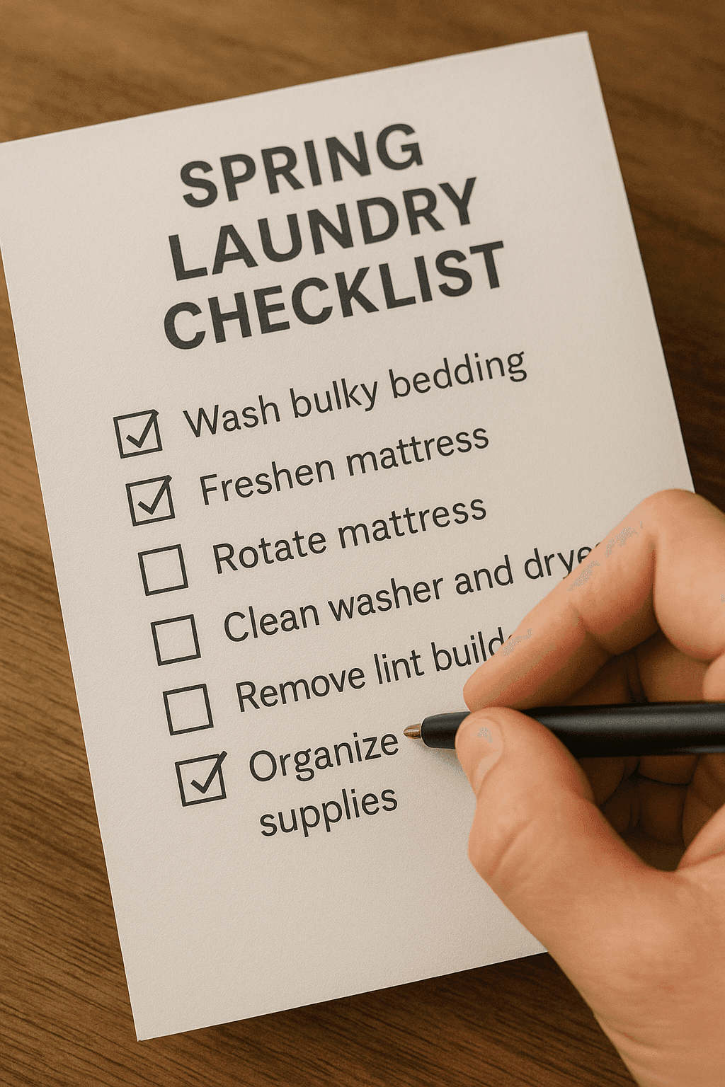 Spring Laundry Checklist: Everything You Need to Wash This Season
